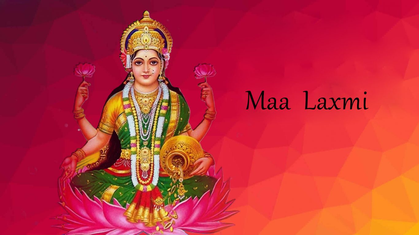 Goddess Lakshmi Clipart With Wish Happy Dhanteras HD Wallpaper