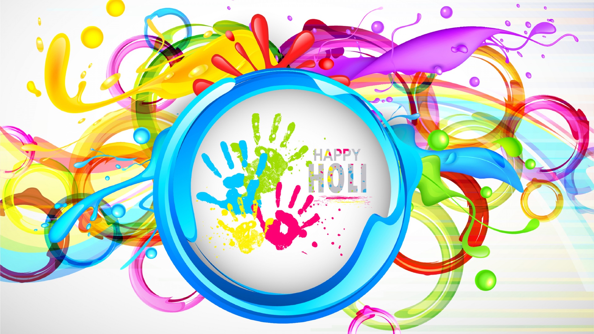 Holi Colours Desktop Background Wallpaper Hd | Festivals